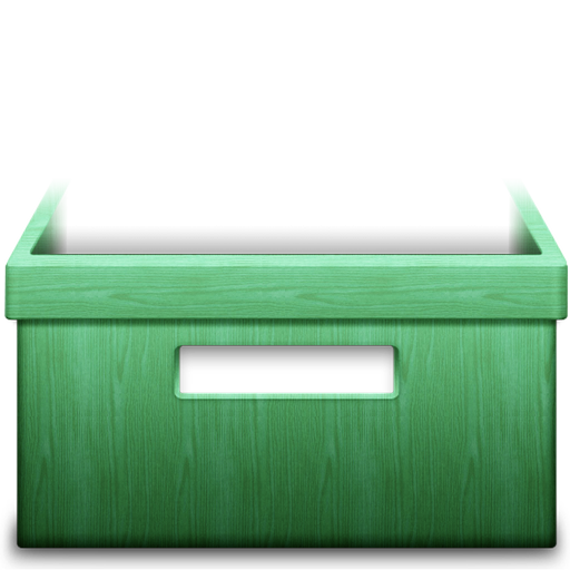 Wooden Stack Green Icon 512x512 png